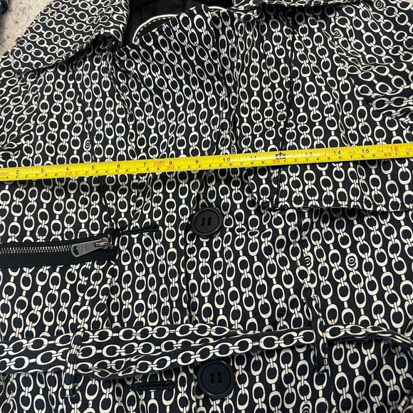 Spoom M-L (38) trench with great pattern in excellent condition so funky! EUC - Picture 15 of 16